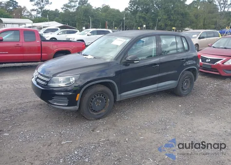 2012 Volkswagen Tiguan S из США, поврежденный, VIN WVGCV7AX1CW505447
